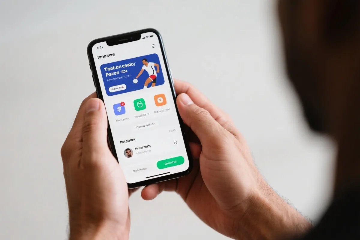 手机上的体育应用界面