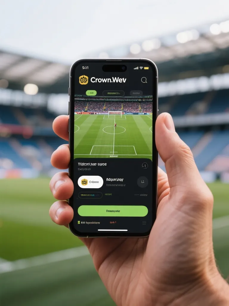 皇冠网手机应用界面